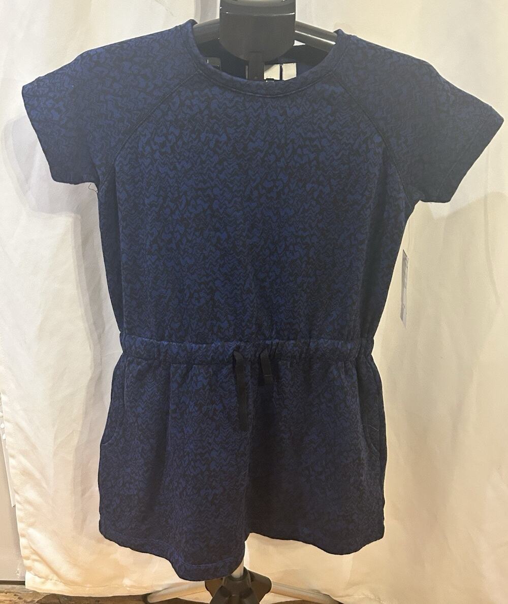 NWT Zella Girl Blue Pattern Dress size 8/10